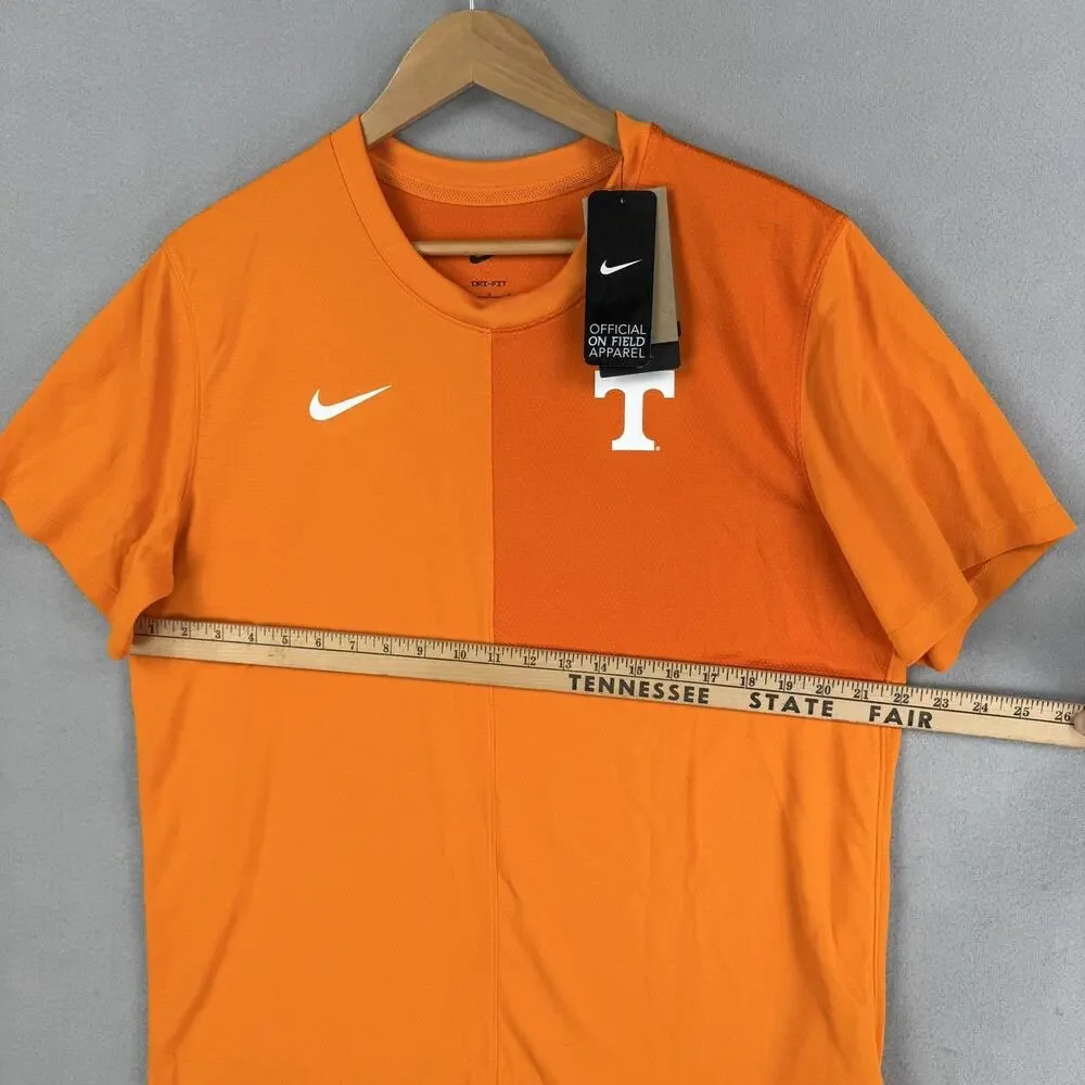 Nike Tennessee Volunteers Shirt Mens Large Orange NCAA Football Dri Fit On Field